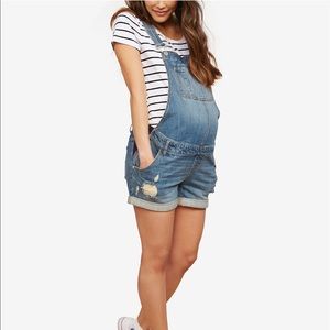MM Maternity Denim Overalls